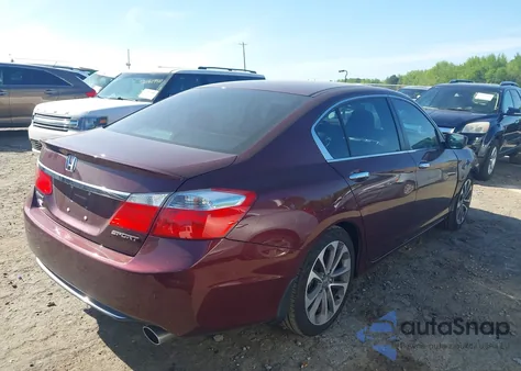 2015 Honda Accord Sport из США, поврежденный, VIN 1HGCR2F57FA078460